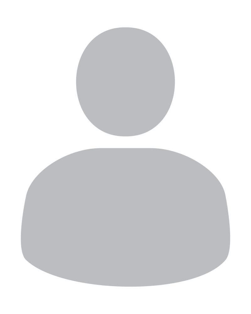 A gray, generic user icon on a white background; the icon shows a simple head and shoulders silhouette, commonly used to represent a person or user profile.